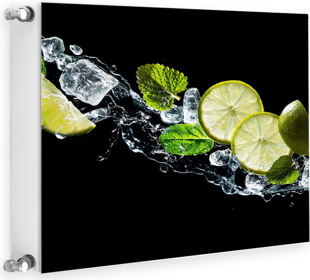 Magnet Heizkörperverkleidung Heizkörperabdeckung 60 x 60cm Schwarz Obst