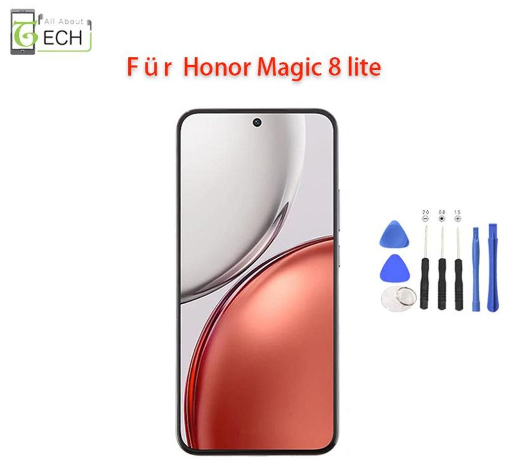 Original Huawei Honor Magic 8 Lite MTN-NX1 LCD Display mit Produktbild 