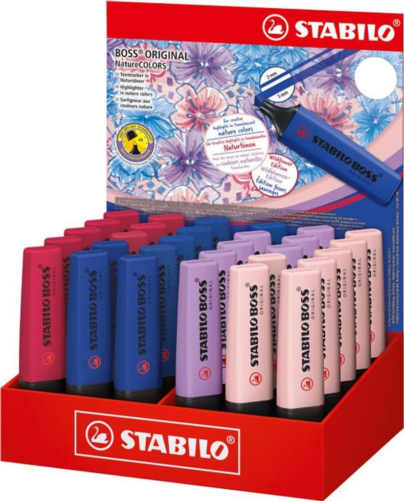 STABILO Textmarker BOSS ORIGINAL NatureCOLORS 30er Display
