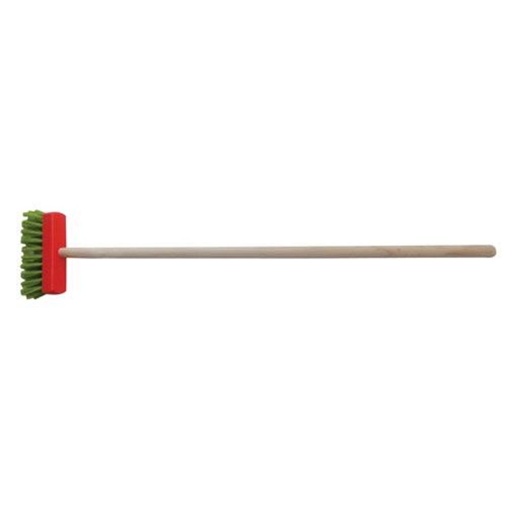 Voll funktionsfähiger Kinderbesen aus Holz, bunt, 75 cm, mit Spitze