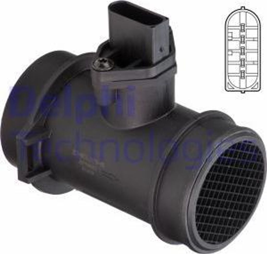 DELPHI AF10647-12B1 Luftmengenmesser OE 941448 kompatibel mit C-Klasse