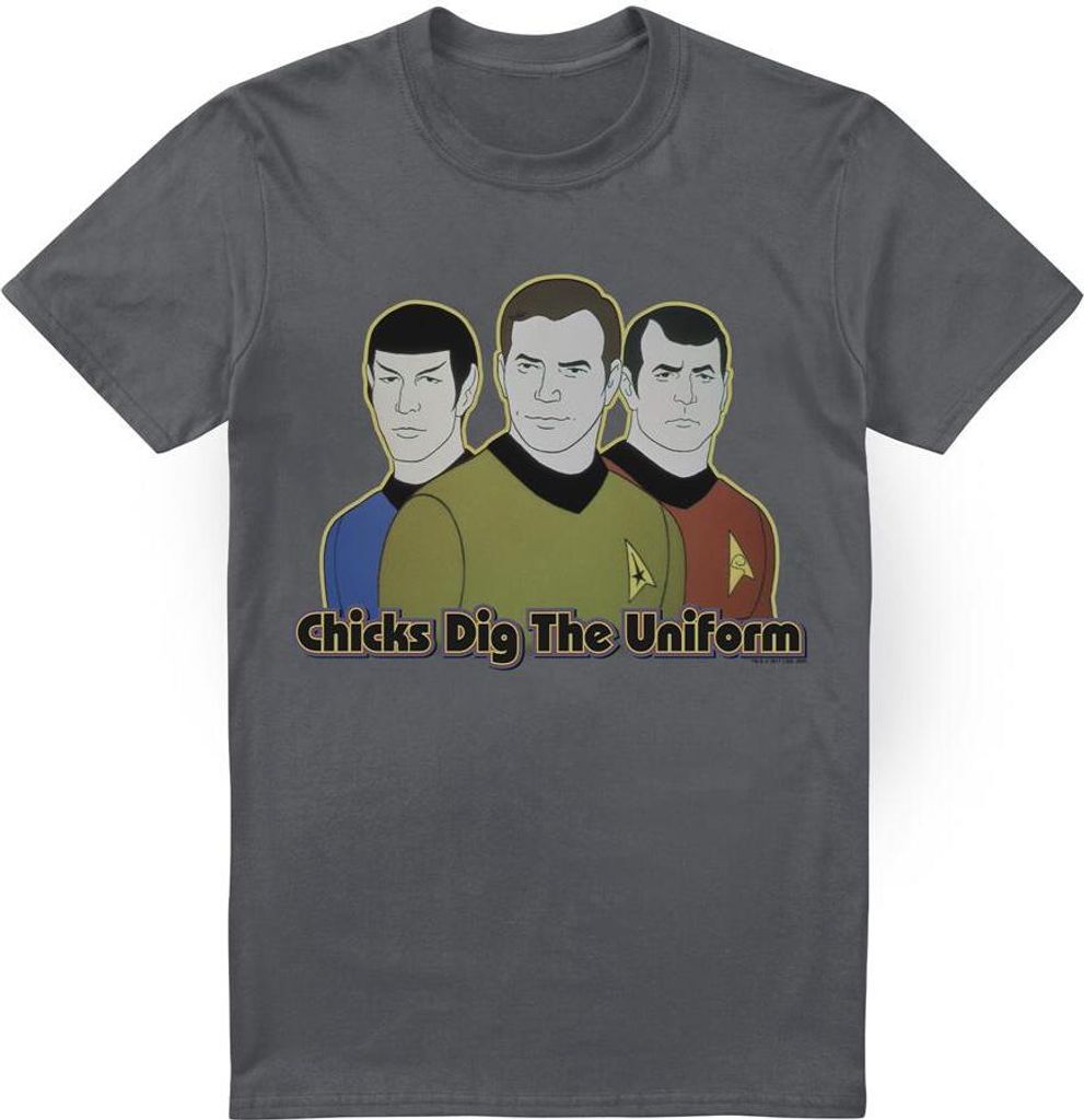 Star Trek - "Dig It" T-Shirt für Herren TV5725 (M) (Holzkohle)