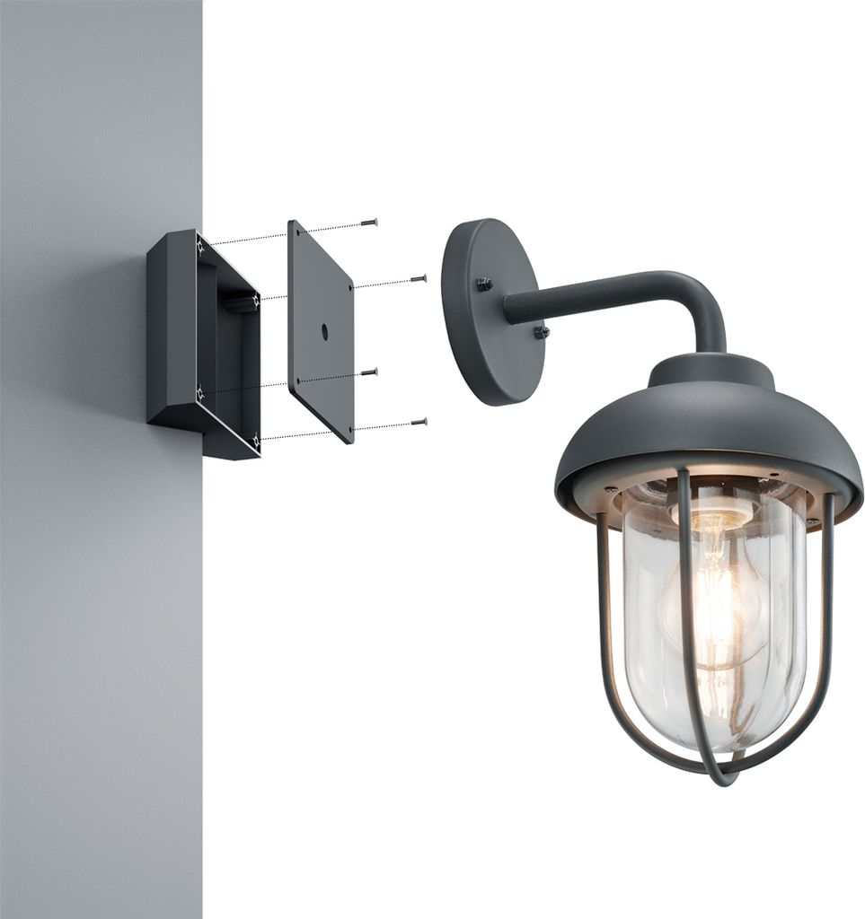 TRIO Eckbefestigung Außenleuchte