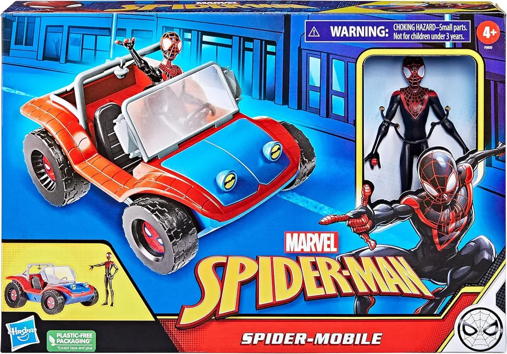 Spider-Man Véhicule Araignée SPD et Figurine F5620 Hasbro Marvel