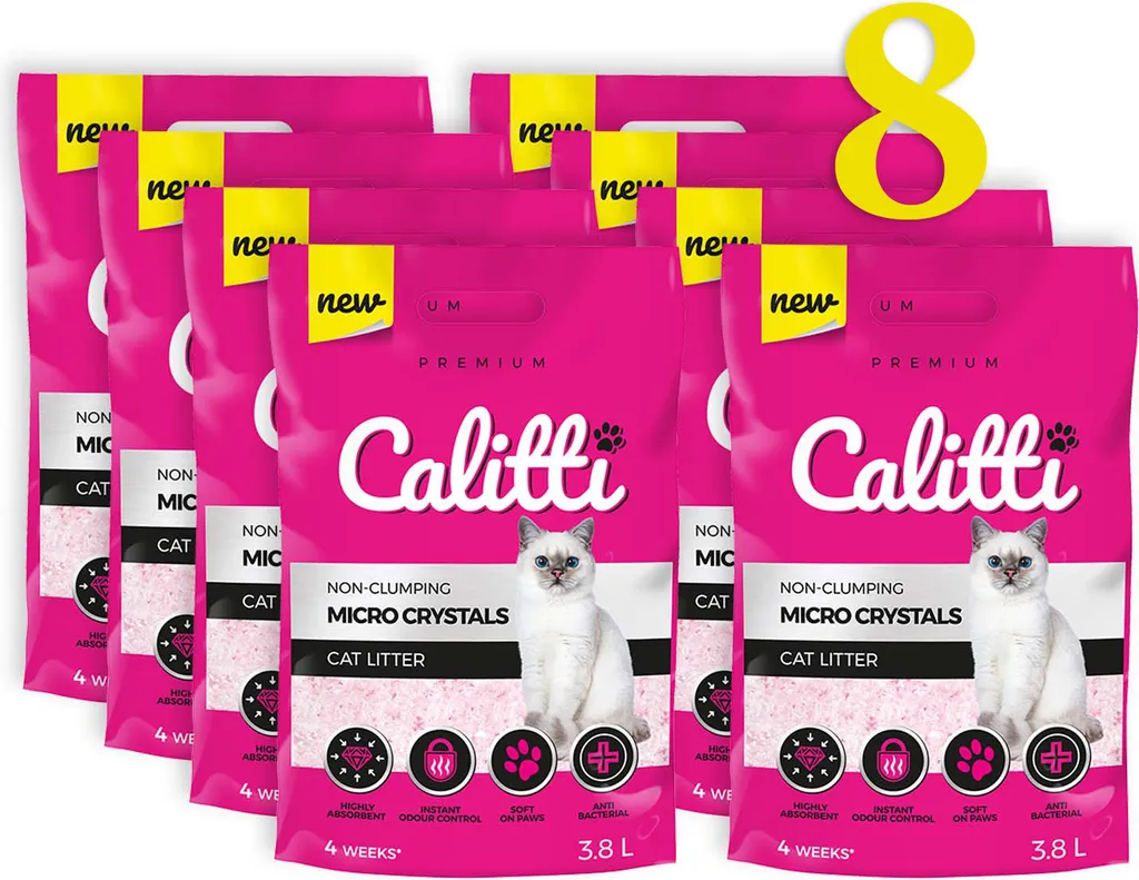 Litière pour Chat Anti-Odeur | Sable Microsilicate Calitti 30L