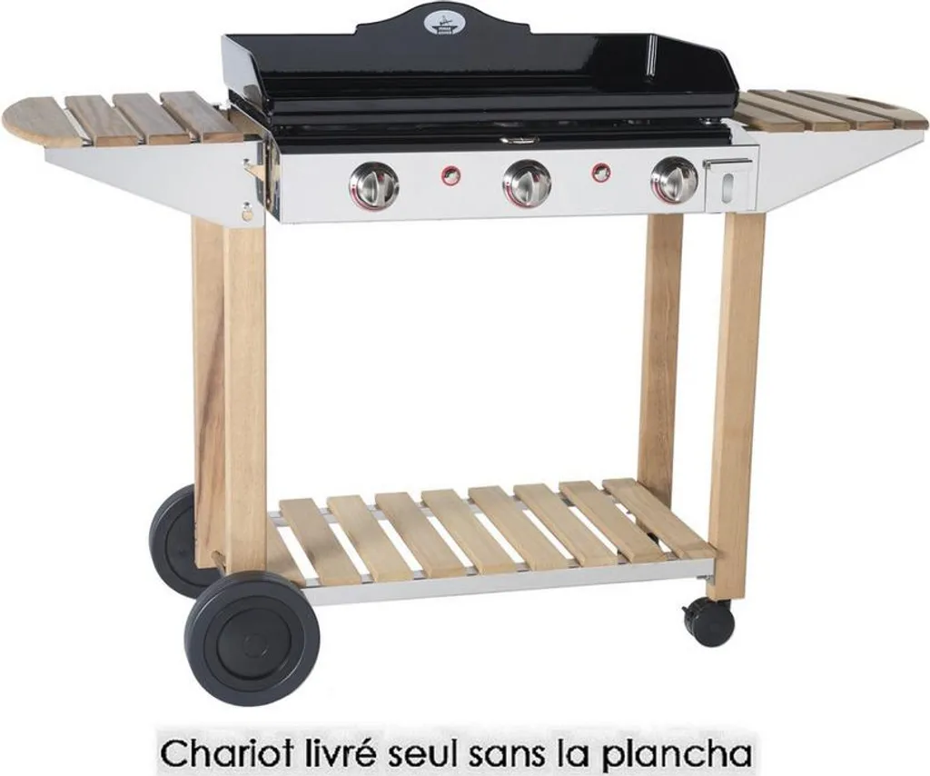 Support mobile plancha Forge Adour 934750 fini l'encombrement sur table
