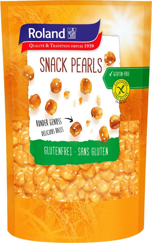 Roland Snack Pearls glutenfrei 90g Produktbild 
