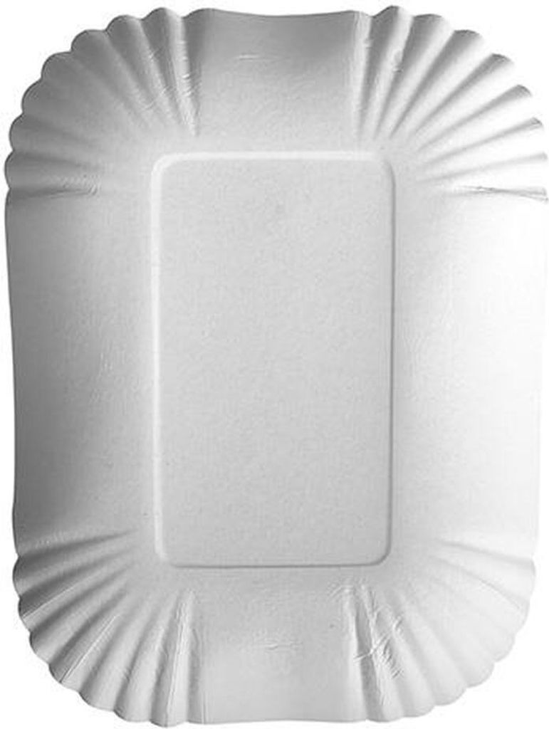 Papstar Schalen, Pappe "pure" eckig 13 cm x 17,5 cm x 3 cm Produktbild 
