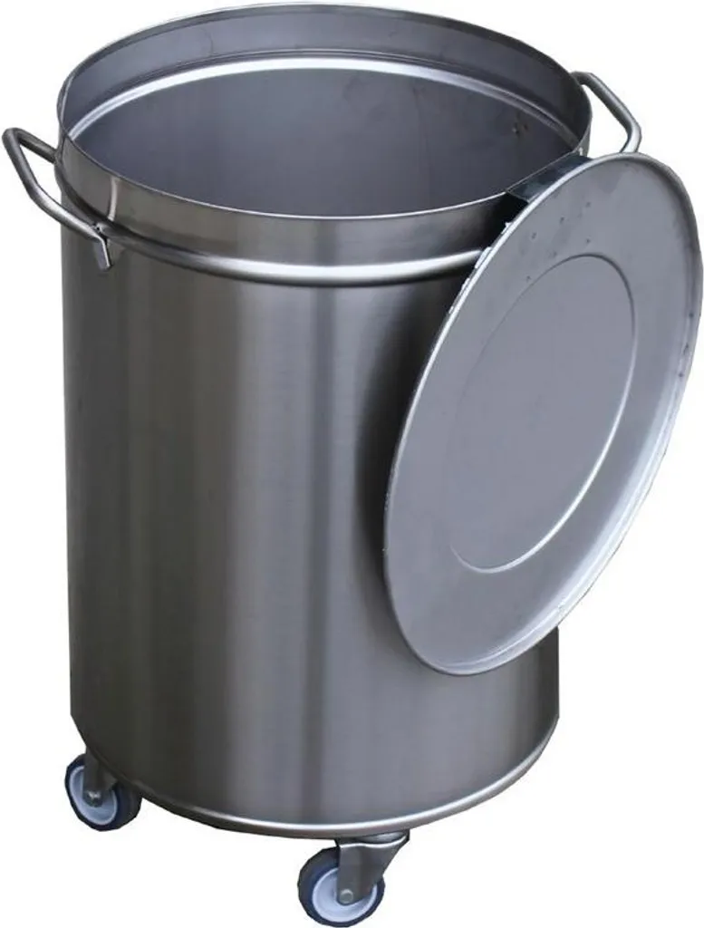 Poubelle Gastro M à roulettes avec couvercle 50L - Réf GM-50L Robuste