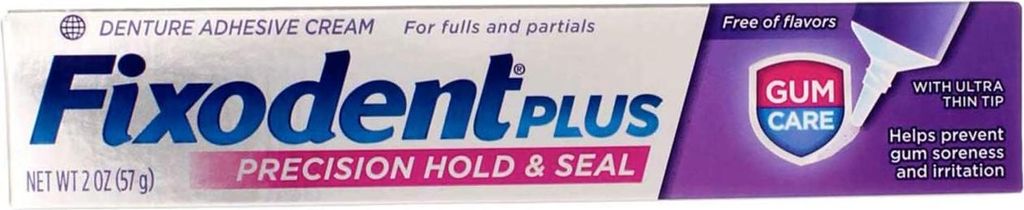 Fixodent Precision Hold & Seal Zahnfleischpflege Haftcreme für Prothesen 57 g
