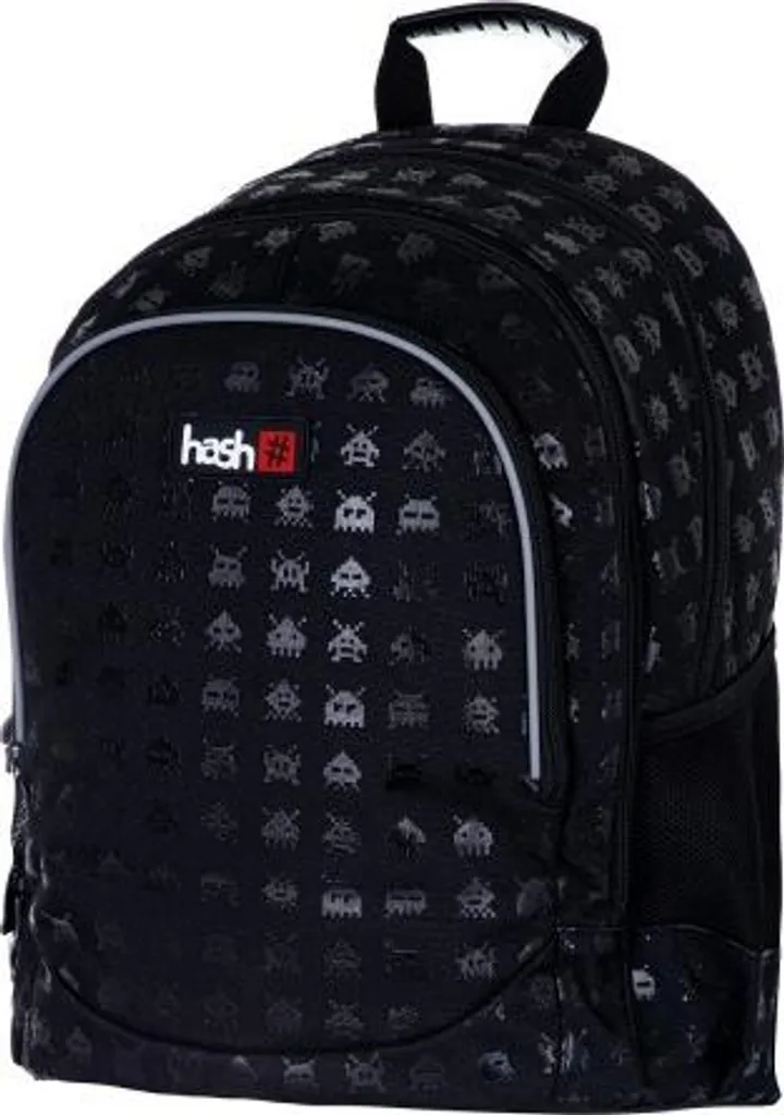 Sac d'école CP pour garçon HASH BLACK GAMER idéal pour la rentrée