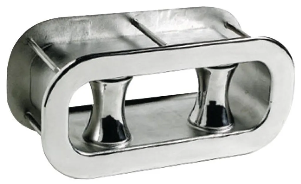 Bouton à rouleaux robuste 248 x 148 mm en aluminium - Finition Premium