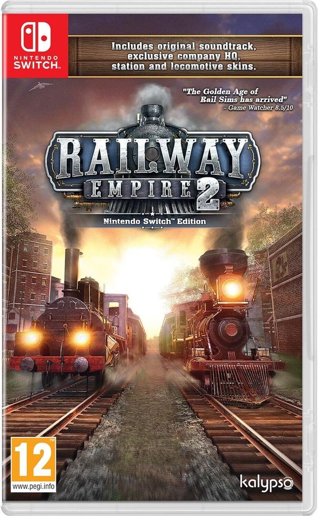 Kalypso Railway Empire 2 (Deluxe Edition), Nintendo Switch, E10+ (Jeder über 10 Jahre)
