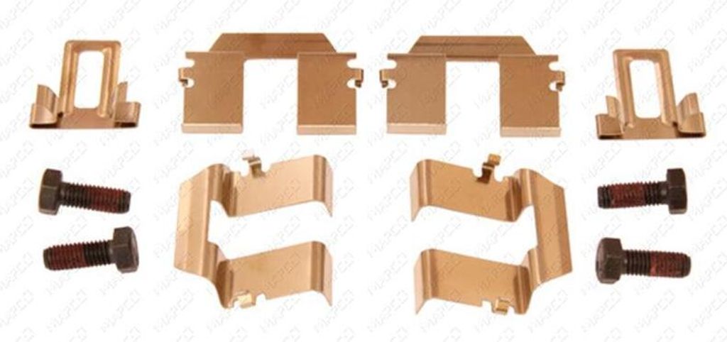 MAPCO 9314 Zubehörsatz Scheibenbremsbelag Hinten für VW Transporter IV Bus (70B, 70C, 7DB, 7DK, 70J, 70K, 7DC, 7DJ) Transporter IV Kastenwagen SH...