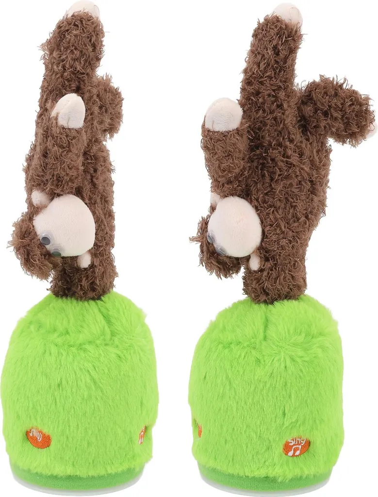 Peluche électrique douce en coton PP chantante et dansante pour enfants