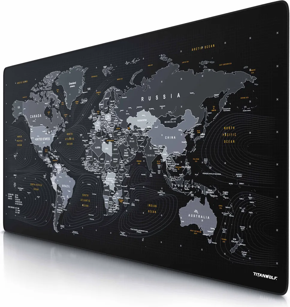 Sous-main de Bureau Gaming Titanwolf XXXL Tapis Souris Grande Taille