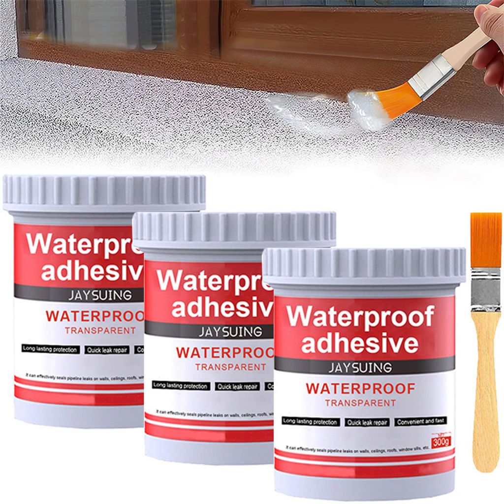 LIKFCBOND Flüssiges Wasserdichtes Dichtungsmittel, 300g Agent Wasserdichte Beschichtung Transparent, Wasserleck Dichtungsmittel für Badefliesen, Innen und Außenwasserdichter Kleber LIKFCBOND Flüssiges Wasserdichtes Dichtungsmittel, 300g Agent Wasserdichte Beschichtung Transparent, Wasserleck Dichtungsmittel für Badefliesen, Innen und Außenwasserdichter Kleber