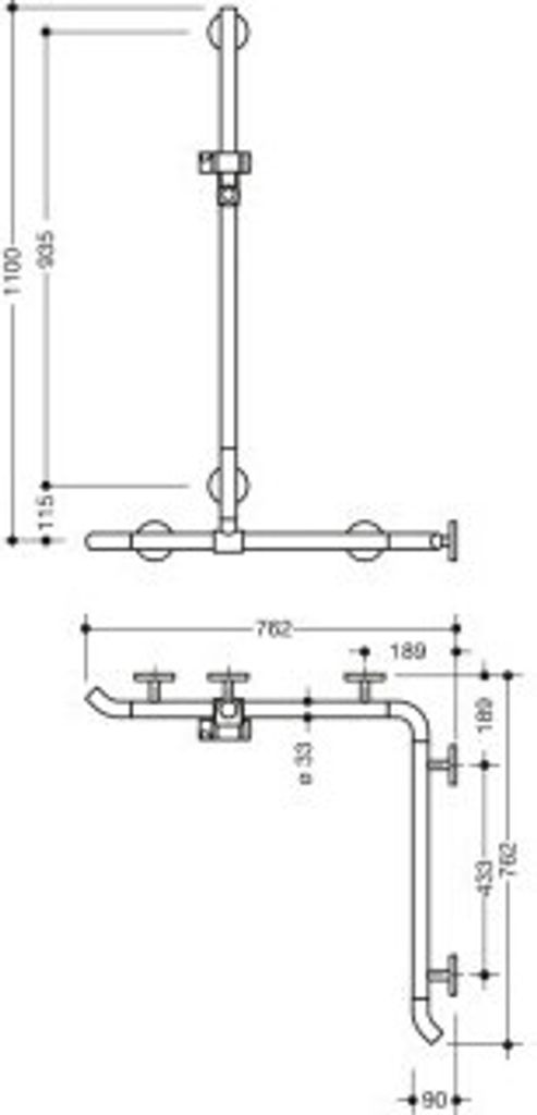 HEWI 950.35.31091 92 DUHA m.Br.H.St., AM1:1100 W1/2:762,