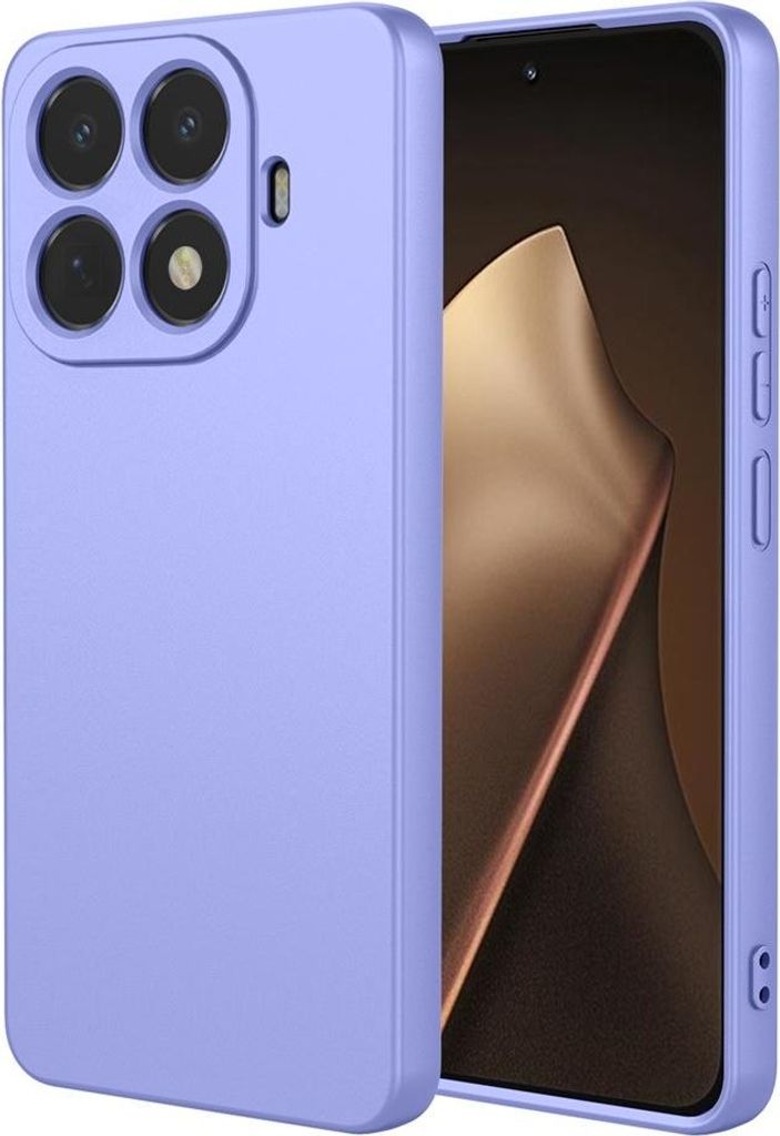 Hülle für Xiaomi 15T Pro - Phonesta Soft Silk Silikon Back Cover - Lila