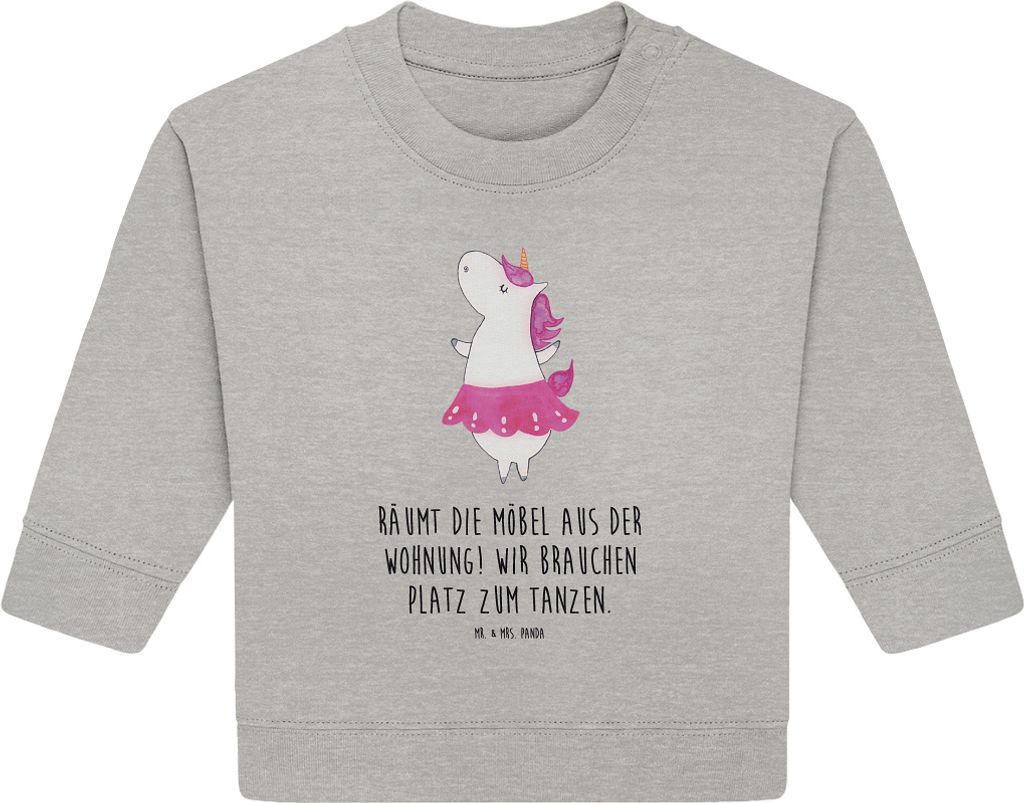 Mr. & Mrs. Panda Organic Baby Pullover Einhorn Ballerina Produktbild 