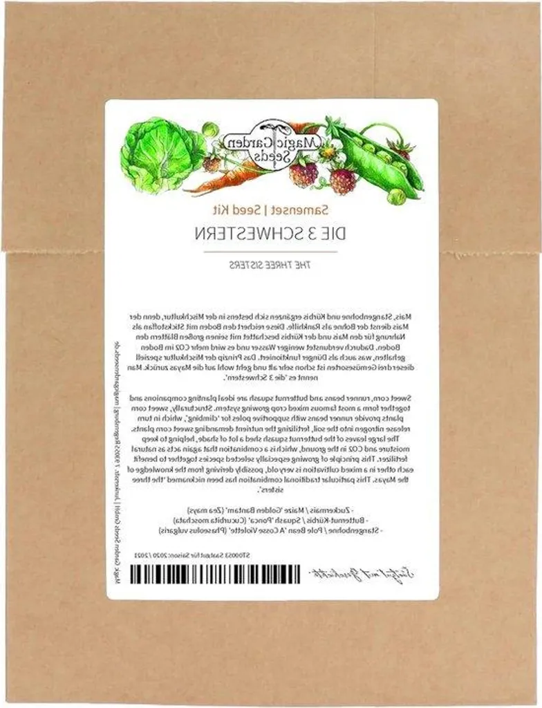 Pack Semences Milpa pour Cultiver Maïs Haricots et Courges ensemble