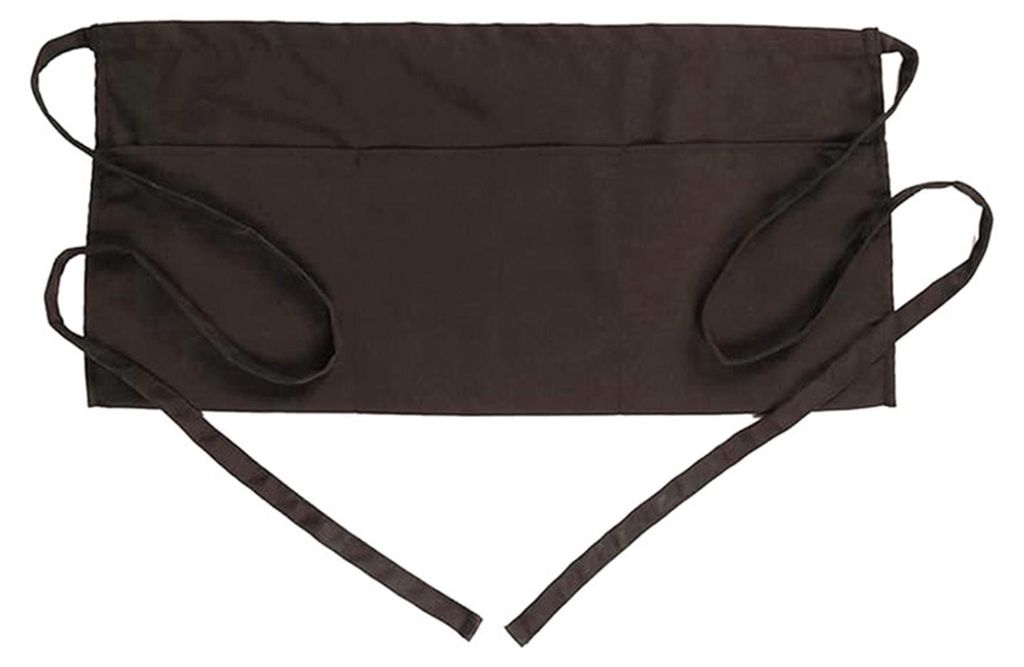 Halbschürze mit 3 Taschen, Arbeitsschürze aus Polyester, schnelltrocknend, wasserdicht, pflegeleicht, staubdicht, Kochschürze für Köche, Bäck...
