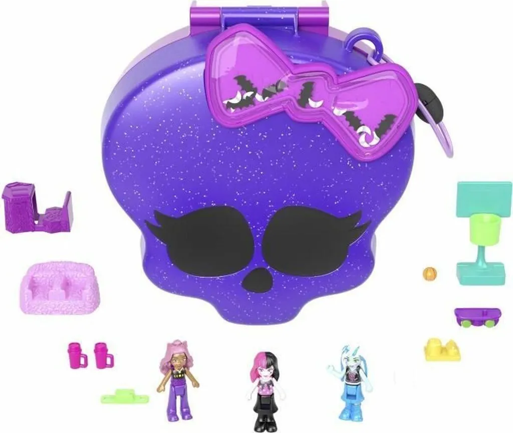 Polly Pocket Edition Spéciale Monster High - Coffret avec Micro-Figurines