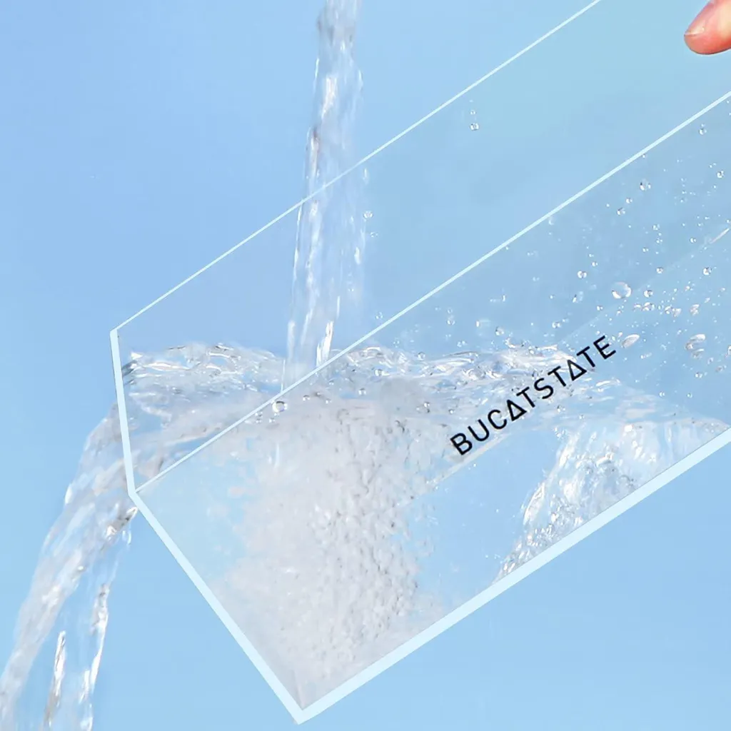 Bain de sable transparent pour hamster 3,2" avec échelle antidérapante
