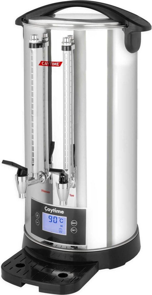 Caytime D30 Doppelwand Isolierung Teemaschine Samowar Semaver Teekocher Teeautomat Glühwein Kakao Milch Spender 30L