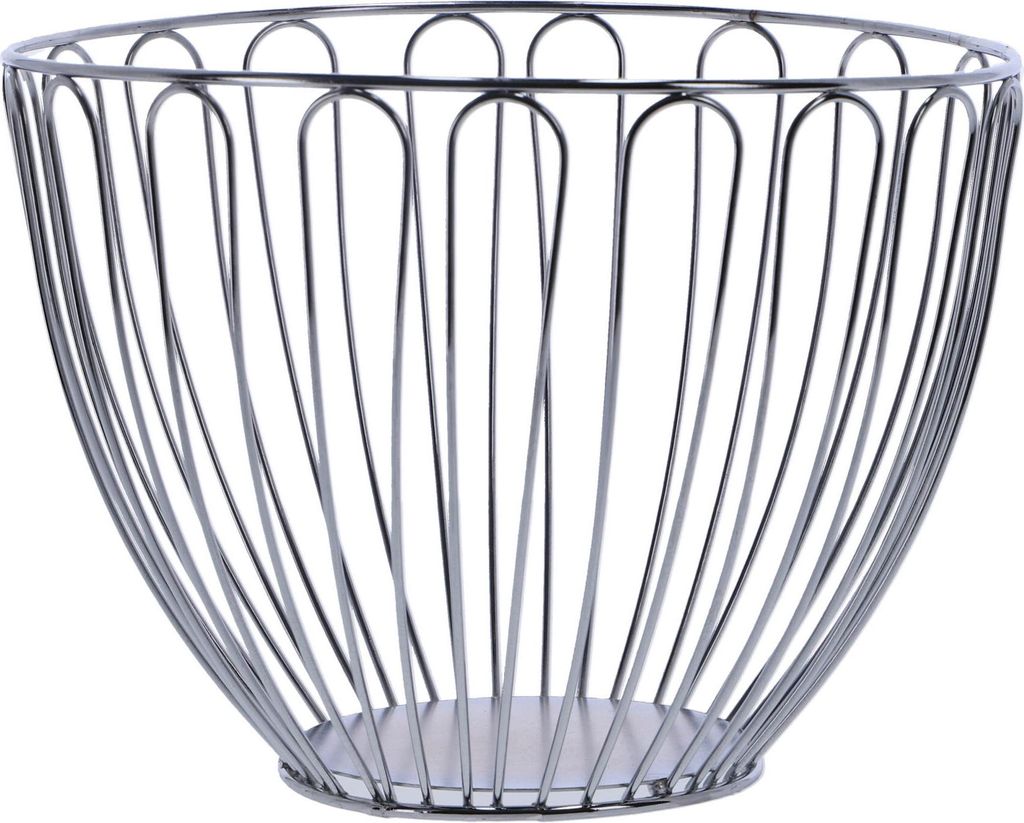 EH Excellent Houseware, Obstkorb - verchromter Stahl, 24 cm