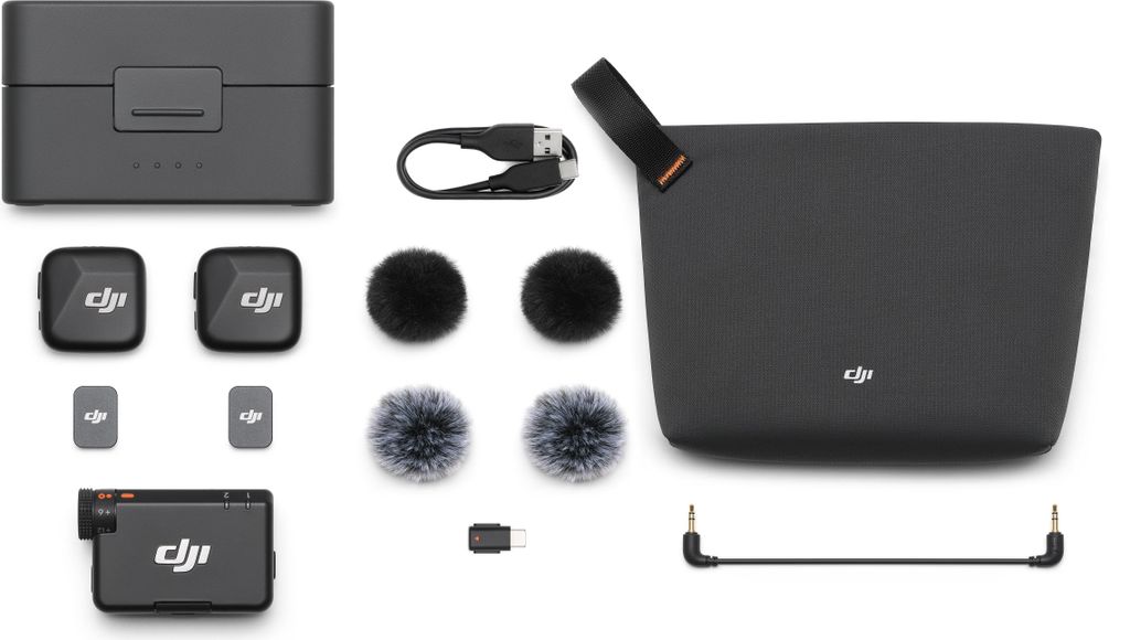 DJI Mic Mini (2 TX + 1 RX + custodia di ricarica) Immagine del prodotto 