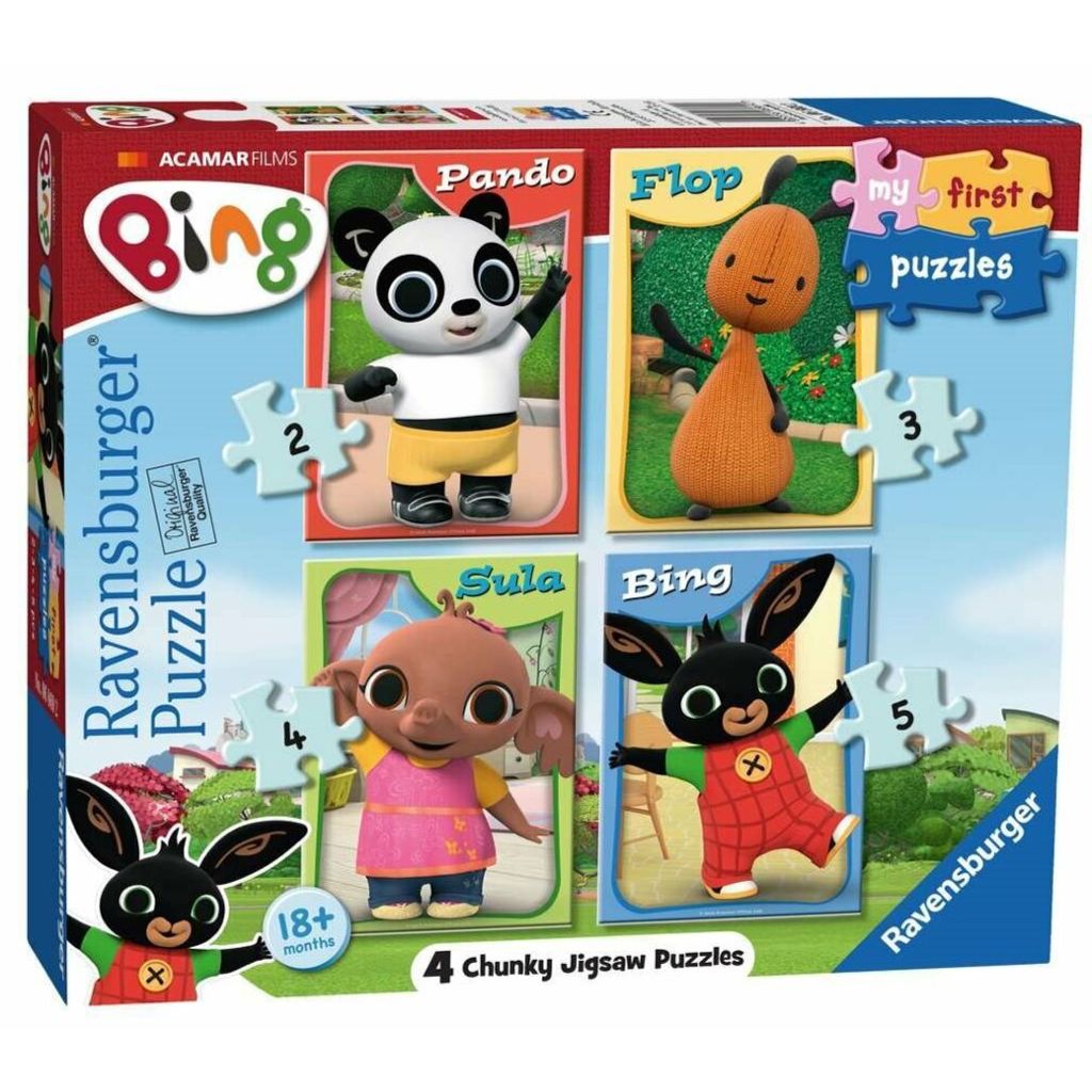 RAVENSBURGER My First Bing Puzzle: Freunde 4in1 (2,3,4,5 Teile)