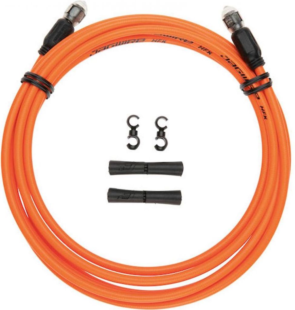 Jagwire Pro Hydraulic Bremsleitung 3000 mm Orange - Polyamid-verstärkt für Sche...