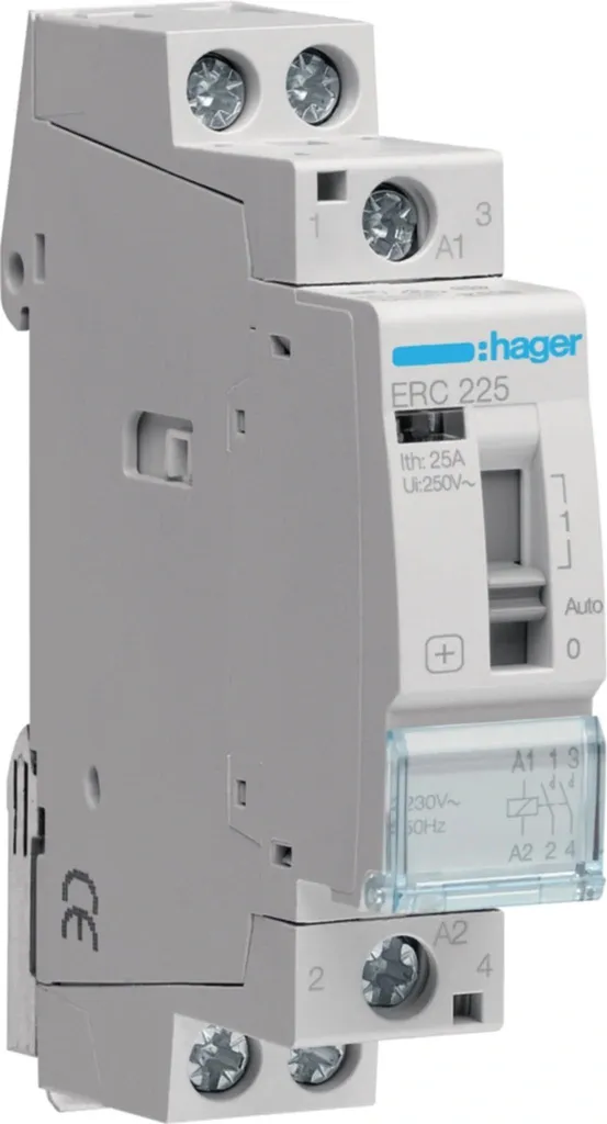 Relais Hager 25A 230V Modulaire 2S - Haute Performance et Sécurité 230V