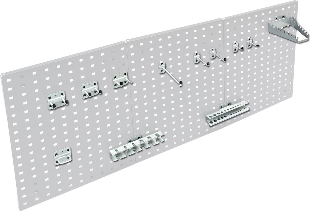 ADB Werkzeughalter für Lochwand Haken-Set 12-teilig