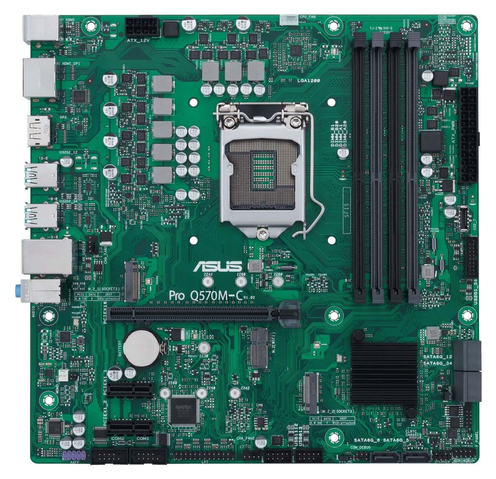 ASUS PRO Q570M-C/CSM, Intel, LGA 1200 (Socket H5), Intel® Produktbild 