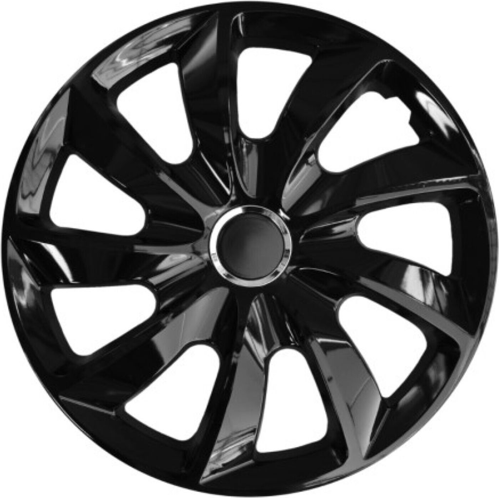 NRM | Puklice Quad 15" Čierna a Strieborná 4ks Obrázok produktu