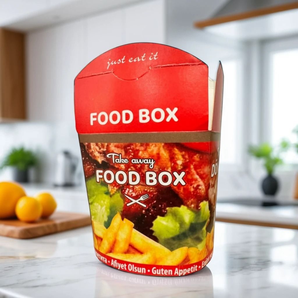 Döner Box Takeaway-Verpackung für Kebab, Pasta & mehr, 750 ml Klassik 500