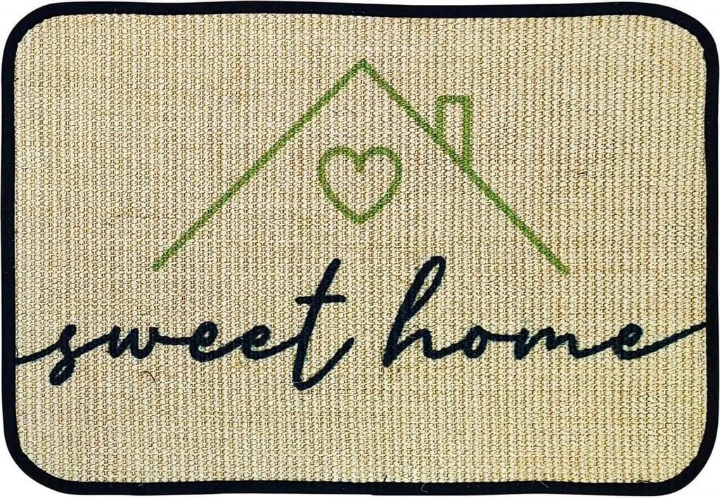 WohnDirect Paillasson ECO-SISAL Vert Lime 45 x 75 cm Tapis Entrée Éco