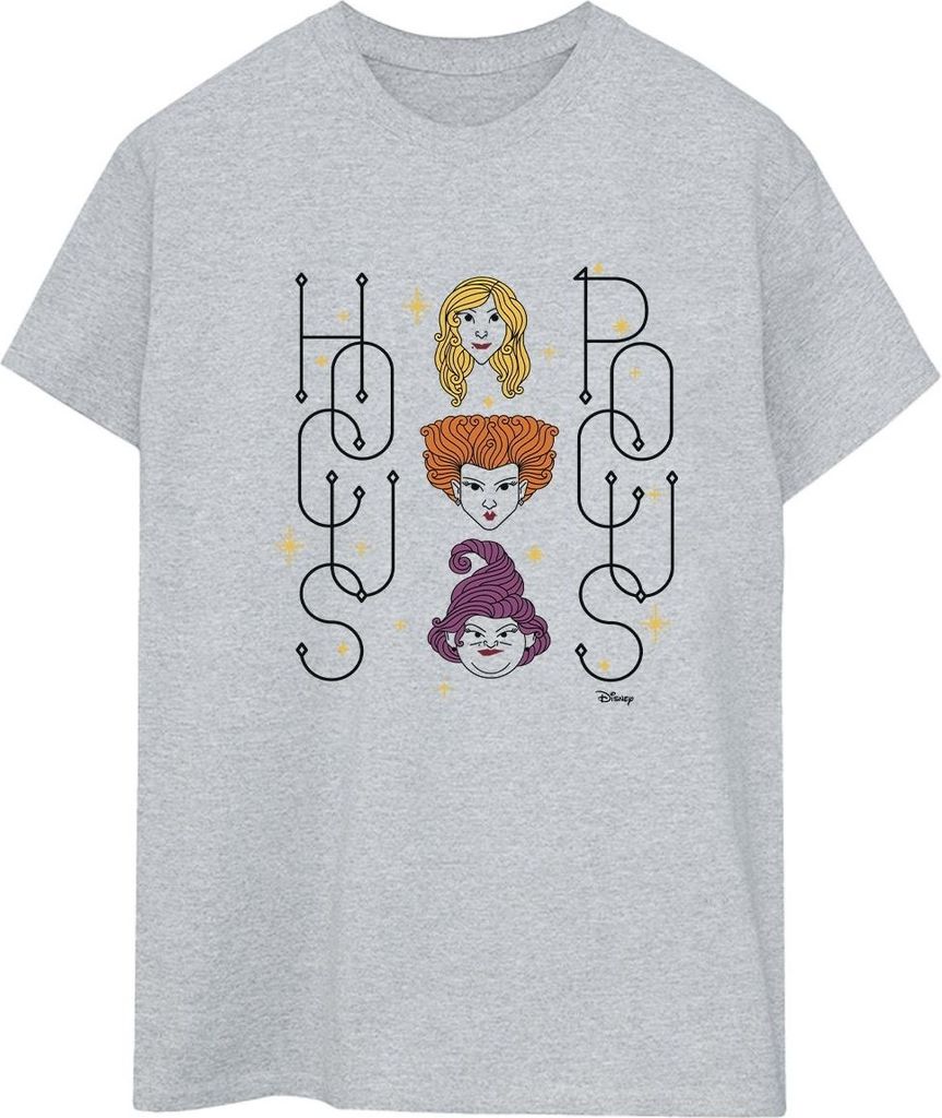 Disney - "Hocus Pocus" T-Shirt für Damen BI20296 (3XL) (Grau)
