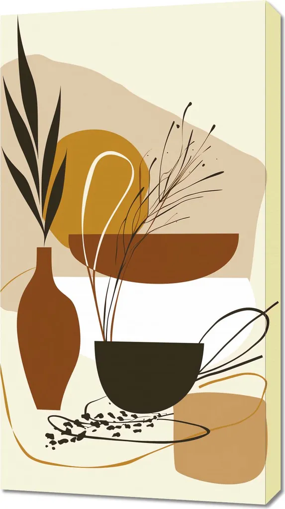 Quadro 50x90 cm La semplicità del riposo: Arredo Parete Camera Letto