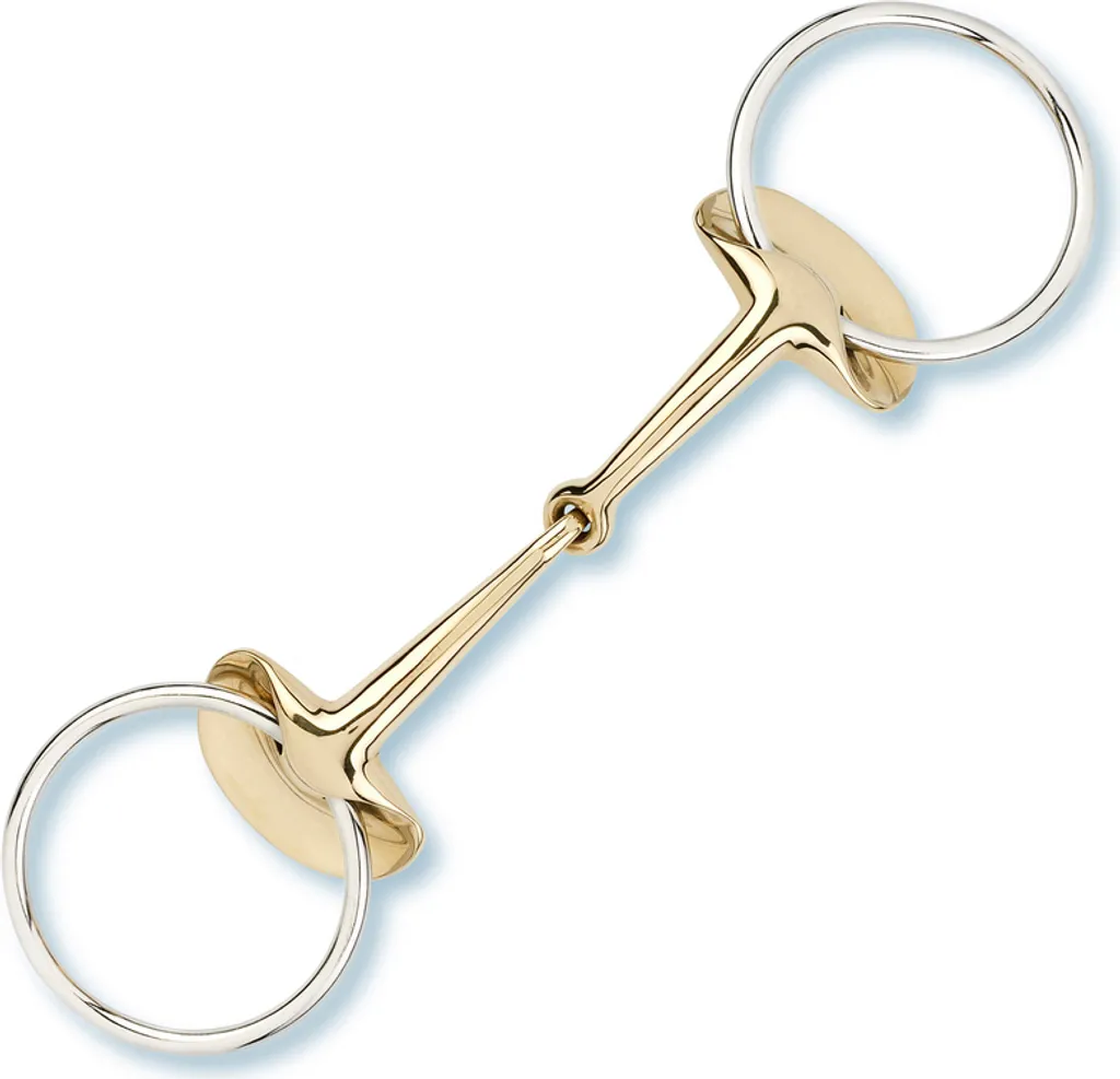 Stübben SteelTec Snaffle Golden Wings SWEET Copper Single Broken 14mm 125