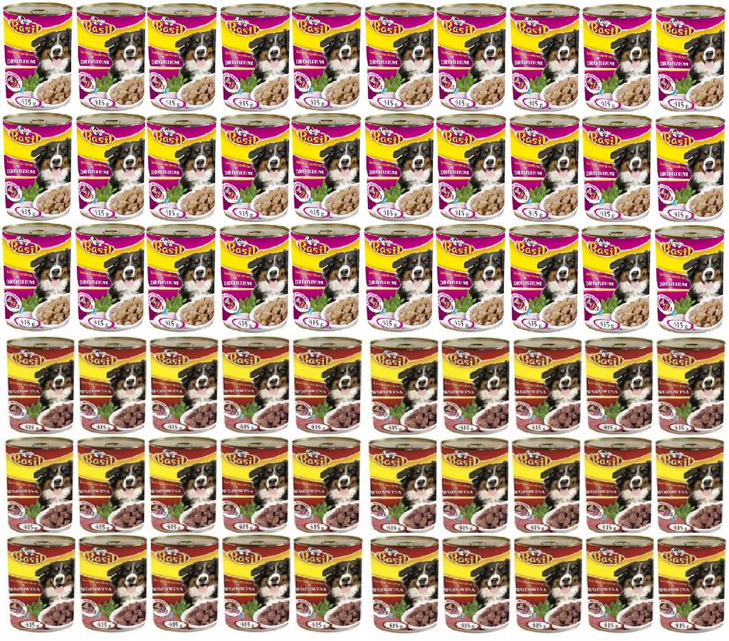 Karma mokra Basil 415g dla psa MIX 60szt. Zdjęcie produktu 