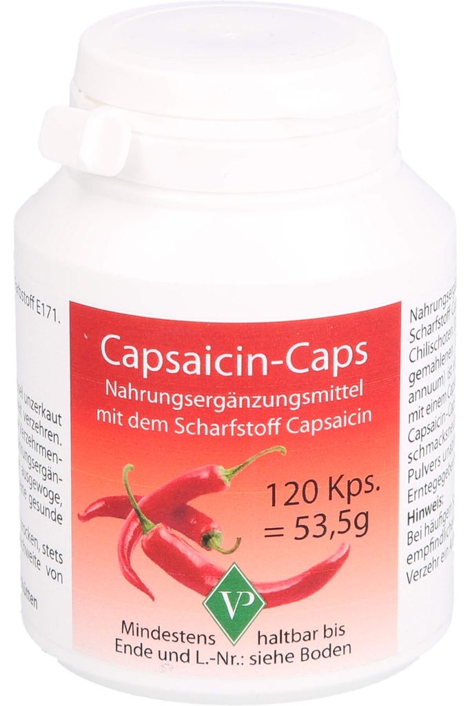 Capsule di capsaicina VP, 120 capsule Immagine del prodotto 