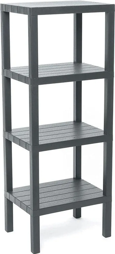 Rayonnage de stockage modulable pour garage et atelier 180x90x40 cm gris