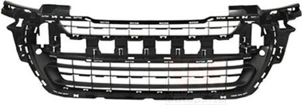 VAN WEZEL Lüftungsgitter Grill Stoßfänger passend für PEUGEOT 308 SW I (4E, 4H) ohne Loch/Löcher für Einparkhilfe