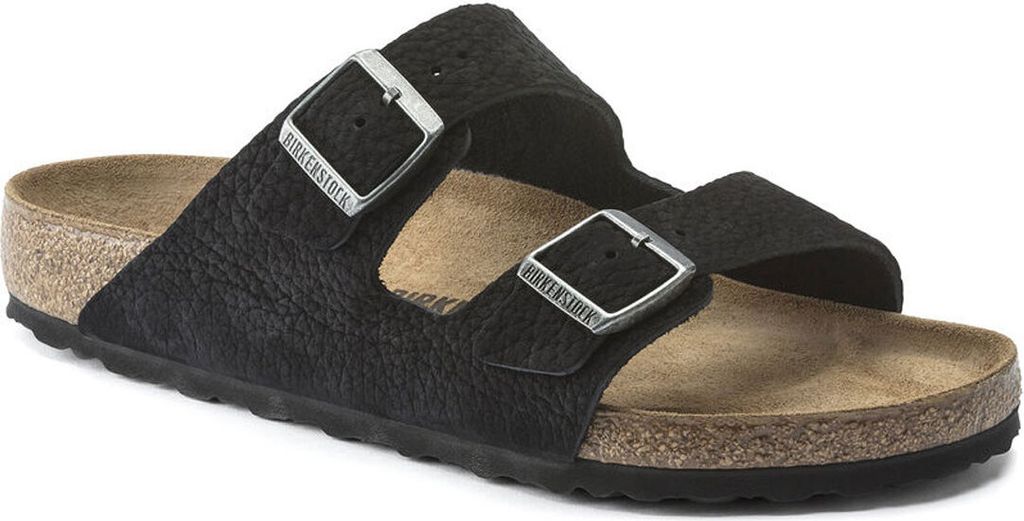 Birkenstock Arizona BS Desert Buck Black Narrow Fit - Schwarz, 7