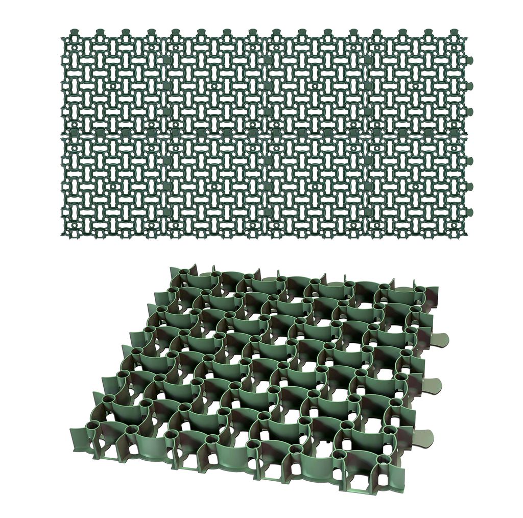 BigDean 8X Rasengitter Paddockplatte 50x50 cm Rasenmatten Produktbild 