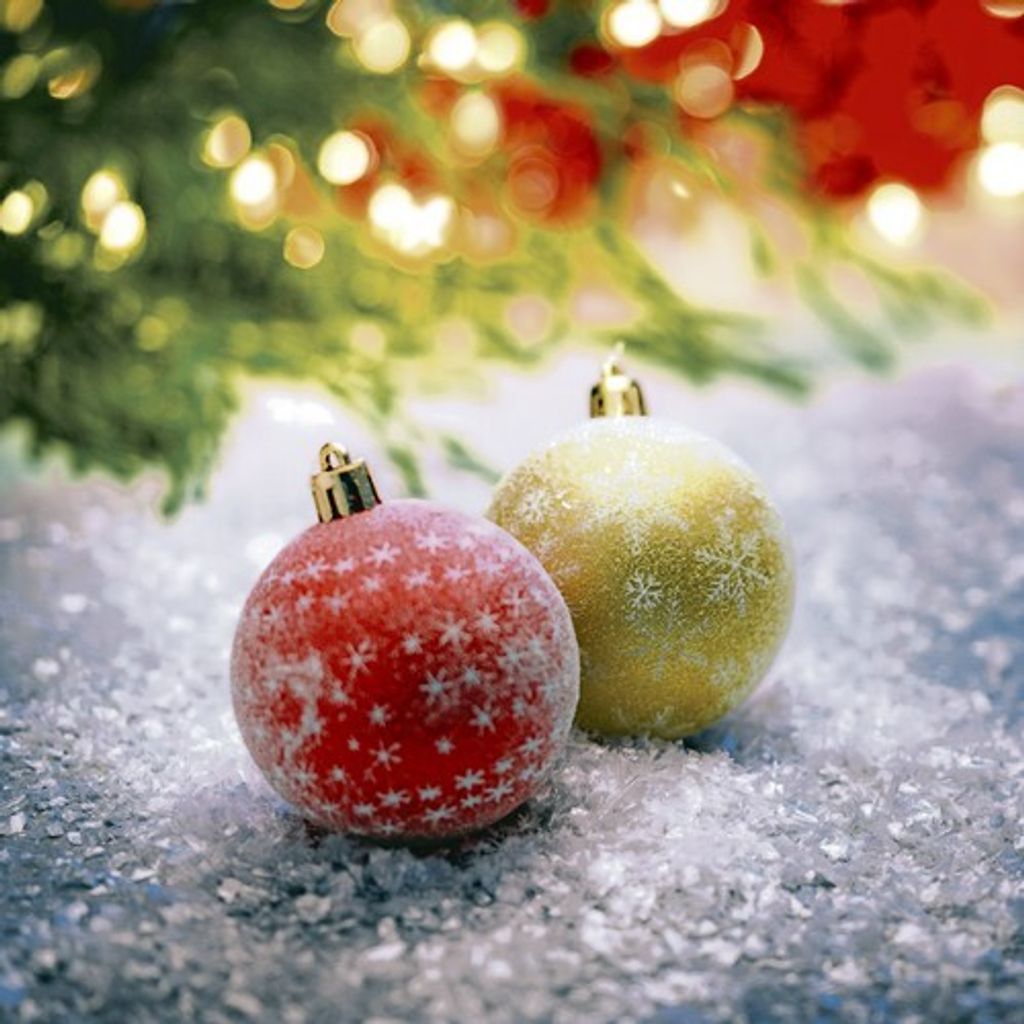 RP 20 Servietten Chrystal Baubles - Weihnachtskugeln zum Produktbild 