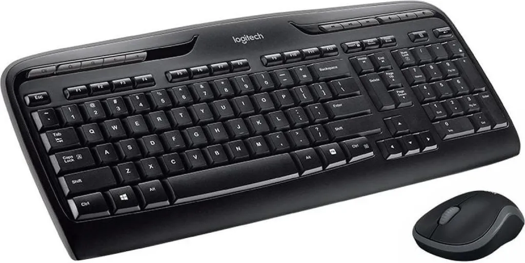 Logitech MK330 Combo Clavier et Souris Sans Fil USB QWERTY Espagnol Noir
